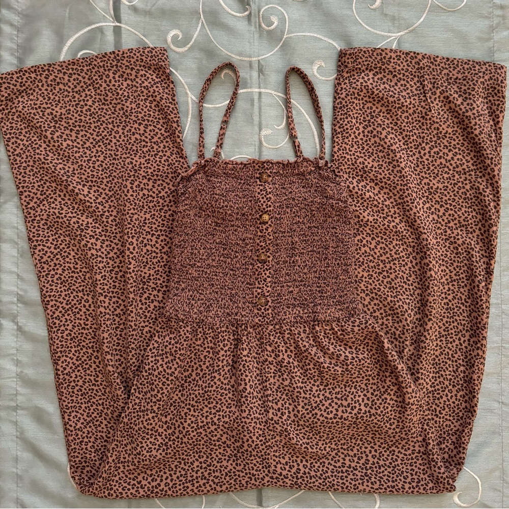 Abercrombie & Fitch XS cheetah print jumpsuitt